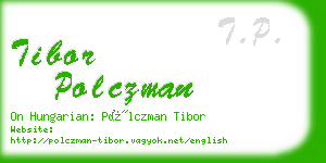 tibor polczman business card